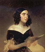 Karl Briullov Portrait of Anna Petrova France oil painting reproduction